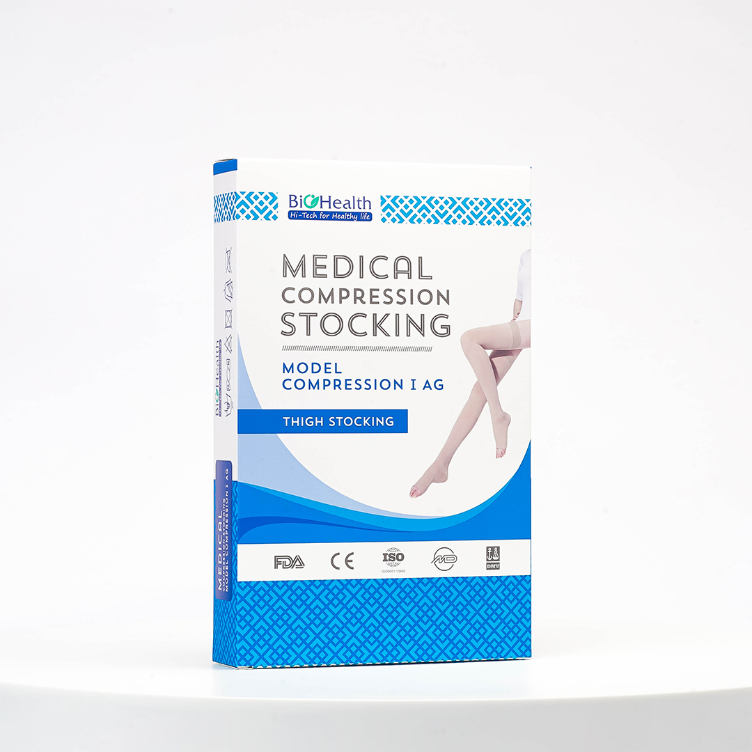 Vớ đùi y khoa BioHealth Compression I AG Vớ y khoa đến đùi BioHealth hỗ trợ giãn tĩnh mạch chân